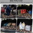 thumbnail image 3 of KUIFORTI Floral Skull Universal Car Trunk Mat Polyester Trunk Protective Mat Practical Auto Interior Accessories Easy to Clean Fits Most Sedan & SUV Car Cargo Liner, 3 of 7