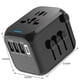 thumbnail image 5 of Adaptador de enchufe de viaje Universal 3USB Tipo C Enchufe Cargador de pared Reino Unido / UE / AU / EE. UU. Hugtrwg Para estrenar, 5 of 5