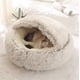 thumbnail image 1 of Cama para animales, cama mullida para gatos, felpa suave, 40 x 40 cm, tamaño 40 x 40 cm, 1 of 7