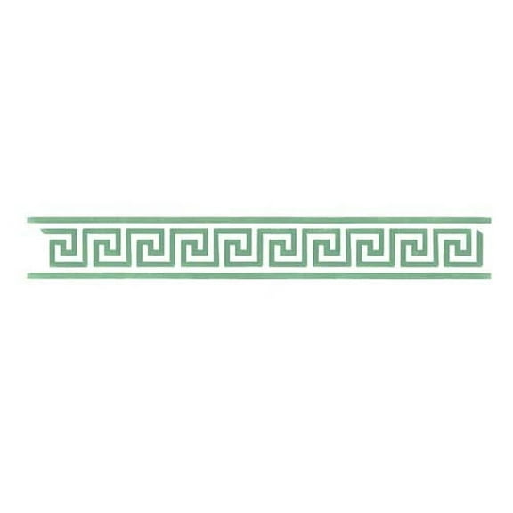 Narrow Greek Key Wall Stencil SKU #2652 by Designer Stencils