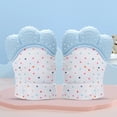 thumbnail image 1 of Guante de juguetes para la dentición del bebé Quédate en la mano del bebé 2PCS Guante de dentición de silicona Hugtrwg Para estrenar, 1 of 7