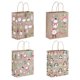 thumbnail image 1 of 12 bolsas de regalo Kraft para Navidad, bolsas de transporte grandes de papel marrón para fiestas, bolsas con asa (02), 1 of 4