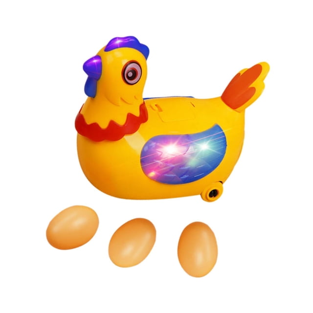 Juguete eléctrico para poner huevos, pollo, muñeca eléctrica, juguetes parlantes para caminar, pollo eléctrico portátil, juguetes para niños pequeños