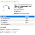 thumbnail image 2 of Engine Coolant Temperature Sensor Connector - Compatible with 1988 - 1992 Dodge D250 1989 1990 1991, 2 of 2