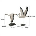 thumbnail image 2 of 20, 33 Inch Sculpture Set, Birds In Flight, Pine Wood, White and Black, 2 of 5