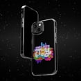 thumbnail image 6 of DistinctInk Clear Hybrid Case for Apple iPhone 14 Pro (6.1" Screen) - Smile With Joy - Tempered Glass Back, 6 of 9
