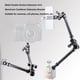 thumbnail image 5 of Soporte De Brazo Articulado De Metal, 2 Secciones Amplia Aplicación Montaje De Cámara De 530 Mm Brazo Ajustable Tornillos De 1/4 Pulg. Monitores duraderos, 5 of 7