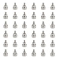 thumbnail image 1 of Miangastore Threaded Knurled Thumbscrew Silver 100Pcs 0.6In, 1 of 8
