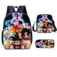thumbnail image 3 of Mochila con personajes de anime de Dragon Ball Z, nueva mochila de 3 piezas con dibujos animados de Super Saiyan Wukong para estudiantes, bolsa para libros, caja de comida y estuche para bolígrafos, 3 of 4