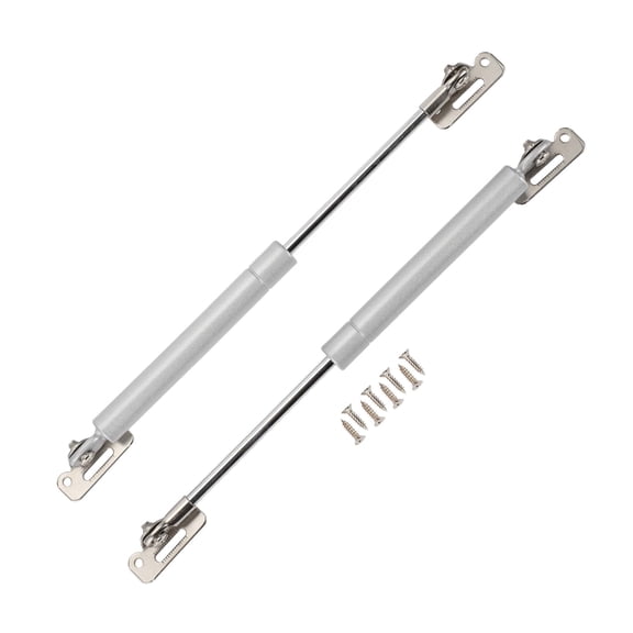 Unique Bargains 2 Set 27lb/120N/12kg 10inch/245mm Lift Supports Struts Silver Tone for Car Truck