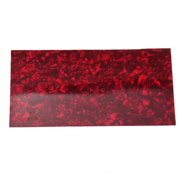 1 hoja de carcasa de celuloide de de guitarra, marquetería de guitarra a fabricación shamjiam Cabezal de guitarra de celuloide Hoja de concha de chapa de tortuga Concha de tortuga roja