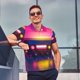 thumbnail image 4 of Balery Neon Cassette Tape Camisa Polo de Hombre con Estampado, de Manga Corta y Tejido Medio, Camisa Tipo Golf Polo-XX-Large, 4 of 6