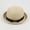 Beige, variant on EliteGoogv Womens Vintage Bow Sun Hat Flat Top Retro Style Wide Brim For Women Summer Beach Travel Outdoor Sun Cap Dress Hat Fedora Headwear