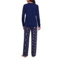 thumbnail image 6 of MINTREUS Womens Pajama Sets Long Sleeve Pj Set Soft Two Piece Sleepwear Set with Pockets, 6 of 8