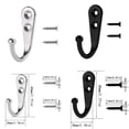 thumbnail image 3 of Farfi 10Pcs Vintage Bathroom Kitchen Hat Coat Clothes Towel Wall Door Hanger Hooks (Black), 3 of 13