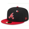 thumbnail image 1 of Atlanta Braves __ Team Fit Hat Hombres Y Mujeres Moda Completa Cerrada Ocio Deportes Bordado Sombrero Gao Jiahui  unisex, 1 of 2