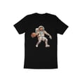 thumbnail image 4 of Funny Basketball Player Astronaut Spaceman Game Day Gift T-Shirt Astronaut Playing Basketball in Outer Space Galaxy Men Women Kids Tshirt, 4 of 10