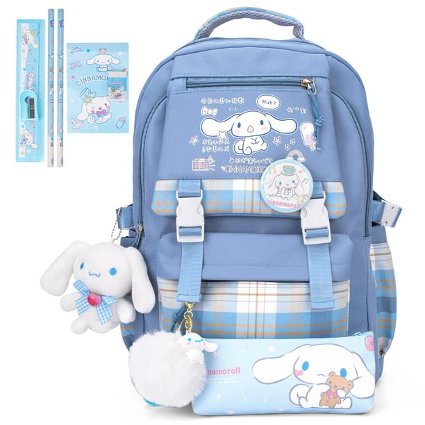 Mochila Juju Cinnamon Roll para niñas - Azul
