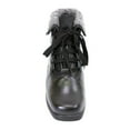 thumbnail image 5 of PEERAGE Hazel Women's Wide Width Casual Lace-Up Leather Booties, 5 of 7