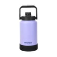 thumbnail image 2 of Swiss Tech 64oz Krug Stainless Steel Water Bottle Jug with Chug Cap and Silicone Boot, Purple Lilac, 2 of 9