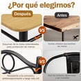 thumbnail image 3 of Comedor 4 Personas con Mesa y Sillas de Madera y Metal – Diseño Moderno Industrial para Cocina o Comedor, 3 of 12