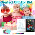 thumbnail image 6 of pigipigi Art Craft Activity for Kids: Fun Foil Traffic, No Mess Creative Travel Supply Set, Idea Birthday Christmas Valentine Gift for Girl Boy Children 3 4 5 6 7 8 9 Year Old, 6 of 7