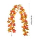 thumbnail image 3 of Guirnalda de hojas artificiales de ratán para Halloween,Acción de Gracias,guirnalda de hojas de arce con calabaza colgante,decoración para fiestas en interiores, 3 of 7