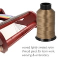 thumbnail image 2 of The Beadsmith Nymo Thread – Ash Color – Size D, .30mm Diameter, 3oz Cone, 1584 Yards/1448 Meters – Made of Nylon – Bead Embroidery & Weaving, Off Loom & Loom Work and DIY Craft Projects, 2 of 6