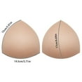thumbnail image 2 of 3 Pairs Of Detachable Chest Pad Replacement Chest Pad Insert Chest Pad Yoga Clothes Bra Molding Pad Bra Clips for Front Prosthesis Cover Lingerie Tape for Sensitive Skin Strapless Sticky Push up Bra, 2 of 6