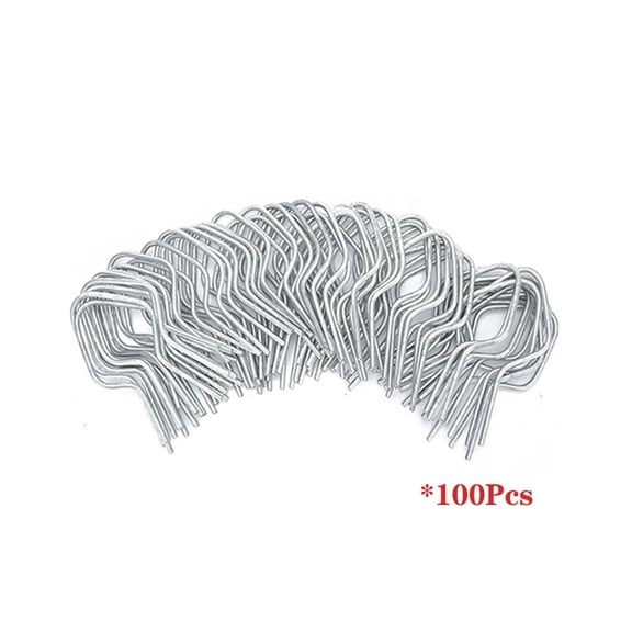 T Post Clips EZ Preformed Galvanized Steel Tie Wire Fence Ties - 100 Pack T Post Clips,Post Clips for Fence Fork Installation Tools,