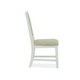 thumbnail image 5 of Magnussen Home Heron Cove Chalk White And Dovetail Grey Upholstered Side Chair Two Pack, 5 of 6