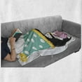 thumbnail image 6 of Birthday Soft Flannel Fleece Throw Blanket, Funny Peinguin with Party Hat and Cake Newborn Cartoon Style Happiness, Cozy Plush for Indoor and Outdoor Use, 50" x 70", Multicolor, by Ambesonne, 6 of 6