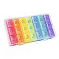thumbnail image 1 of Pastillero Semanal 3 Tomas Organizador Medicamentos Portátil Multicolor, 1 of 6