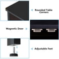 thumbnail image 4 of Urban Deco Fish Tank Stand Heavy Duty Metal Aquarium Stand with Cabinet for Fish Tank Accessories Storage, Black, 4 of 6