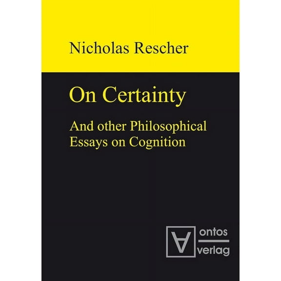 On Certainty and Other Philosophical Essays on Cognition, (Hardcover)