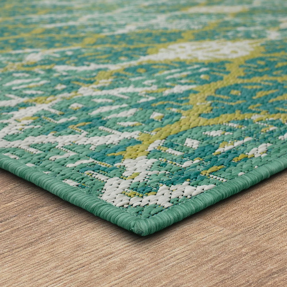 Mohawk Home Ronda Outdoor Area Rug, Teal, 8' x 10'