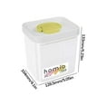 thumbnail image 2 of Airtight Food Storage Containers Set - 6 Stackable Plastic Canisters for Flour, Grains, and Dry Goods, 2 of 2