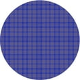 thumbnail image 1 of Ahgly Company Machine Washable Indoor Round Transitional Canary Blue Area Rugs, 7' Round, 1 of 7