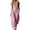 Pink, variant on Jumpsuits for Women Casual Sleeveless V Neck Button Wide Leg Romper High Waist Slimming Fashion Pocket Jumpsuit For Daily Workwear