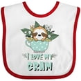 thumbnail image 3 of Inktastic Teacup Raccoon I Love My Gram Boys or Girls Baby Bib, 3 of 4