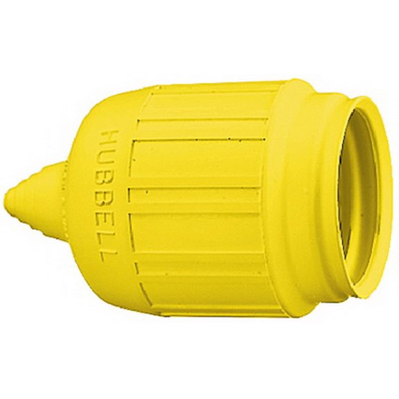 Hubbell HBL60CM31 Yellow Seal-Tite Cover for Weatherproofing HBL26CM11 Plug