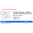 thumbnail image 2 of Valve Cover Gasket Set - Compatible with 2000 - 2004 Toyota Tundra 3.4L V6 2001 2002 2003, 2 of 2