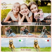 Digital Camera FHD 1080P 44MP for Vlogging with Anti Shake 16X Zoom,Small for Children Teens Seniors