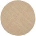 thumbnail image 1 of Safavieh Natural Fiber Collection NF114A Basketweave Natural and Beige Seagrass Round Area Rug (8' Diameter), 1 of 2