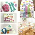 thumbnail image 4 of Easter Decor Easter Table Flag Holiday Bunny Egg Little Printed Vintage Easter Decor Linen Tablecloth Easter Home Decorations, 4 of 5