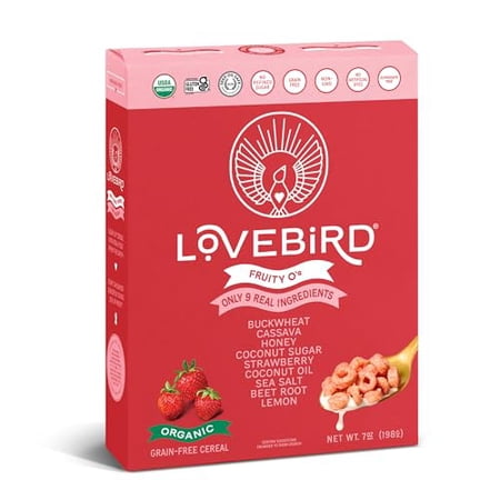 Lovebird - Fruity Grain Free Cereal - 7 Oz, Case of 6