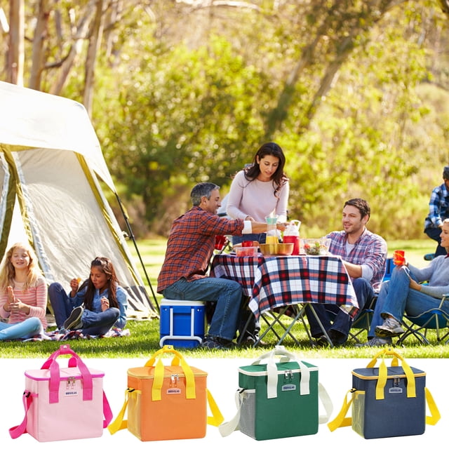 Xihbxyly Bolsa de Tela para El Hombro con Diseño de Conocimiento de Embarque, Aislante y Hermético, Amplia Capacidad, Ideal para Picnics, Oficina y Excursiones, con Cremallera Resistente, Tamaño 23 X
