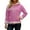 Pink, variant on Fiaer Christmas Lined Hoodie Women Oversized Thermal Warm Long Sleeve Hooded Sweatshirts Thickened Comfort Loose Fit Pocket Tops White XS