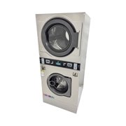 Commercial Coin Operated Washer Dryer Combo Stackable Double-layer 220V