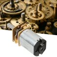 thumbnail image 4 of Motor de caja de cambios de 6 mm Toda la estructura metálica Alta torsión de poco ruido 300 RPM 400 RPM 500 RPM DC6V (400 RPM), 4 of 10